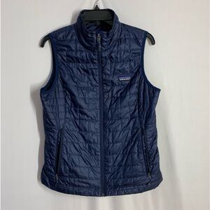 Patagonia Women's Navy Nano Puff® Vest-Medium